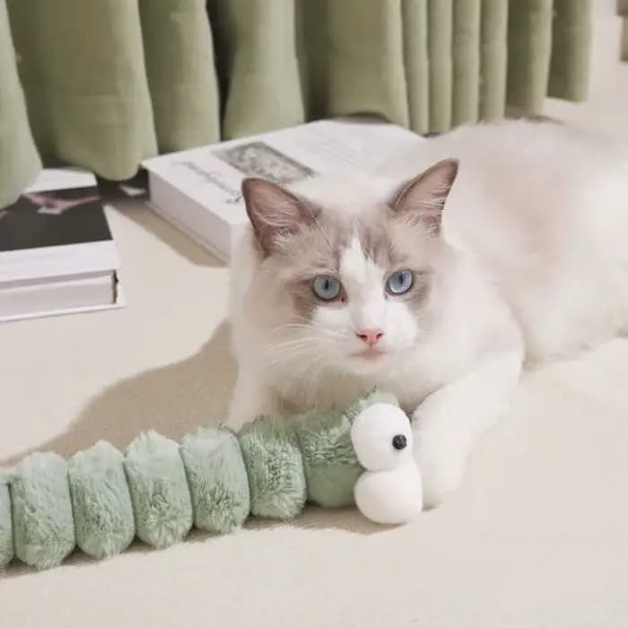 Peluche chat à mâcher jouet herbe-aux-chats auto-hi morsure jouets bande oreiller Teaser jouets pour chats doux interactif chat jouet chaton jouets