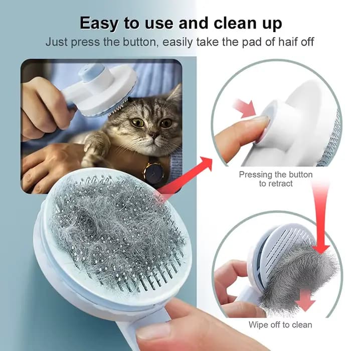 Brosse pour chat, brosse de toilettage pour animaux de compagnie