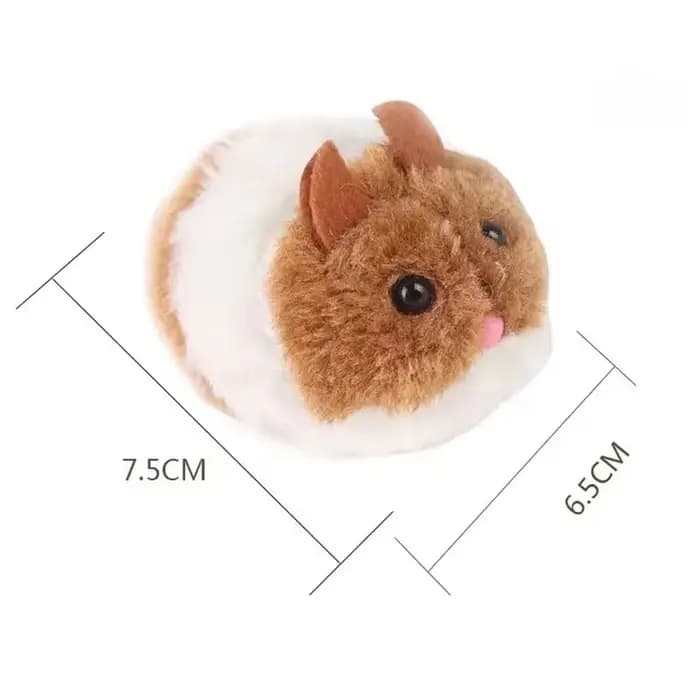 Jouet de souris en peluche coule pour animal de compagnie
