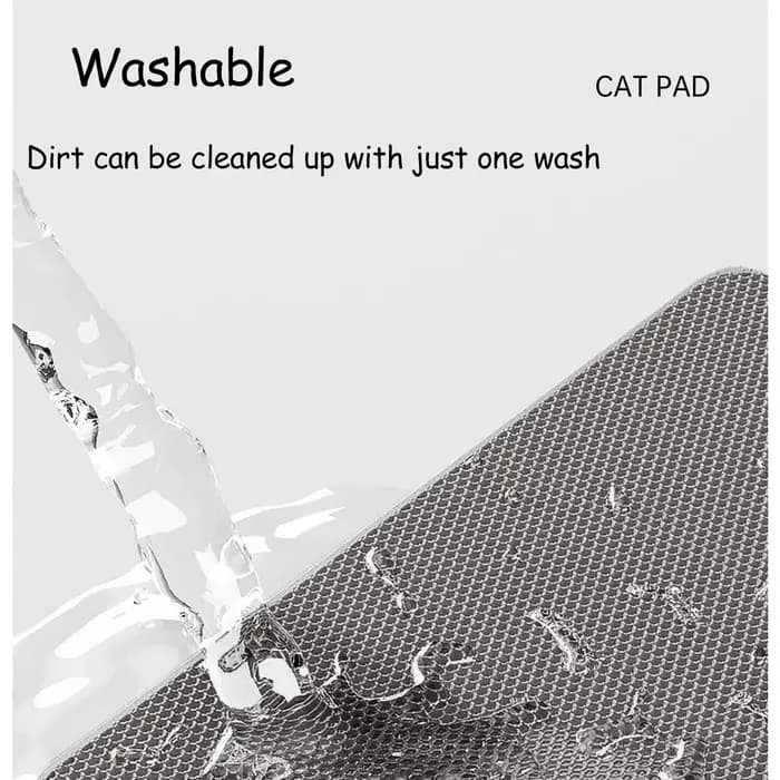 60CMX90CM tapis à litière pour chat imperméable Double couche bac