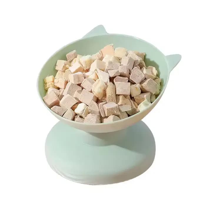 Bol de nourriture pour animaux de compagnie à col haut pour chats et chiens avec protecteur d'inclinaison d'eau plat d'alimentation Anti-basculement