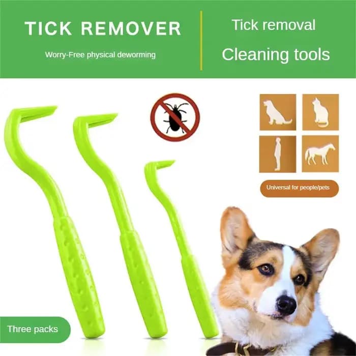 Pince à tiques et puces pour animaux de compagnie (chats et chiens)