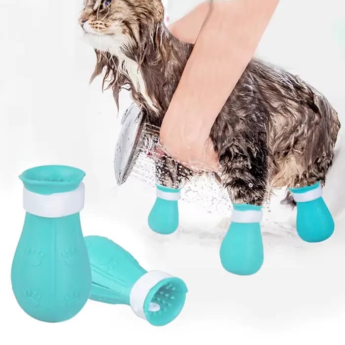 Chaussures de bain anti-rayures pour chat