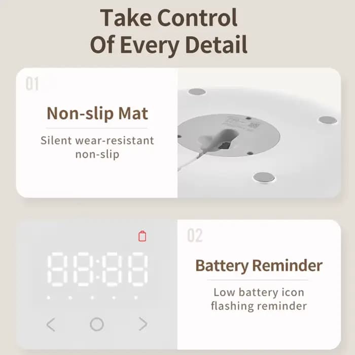 ROJECO Mangeoire automatique intelligente pour animaux de compagnie
