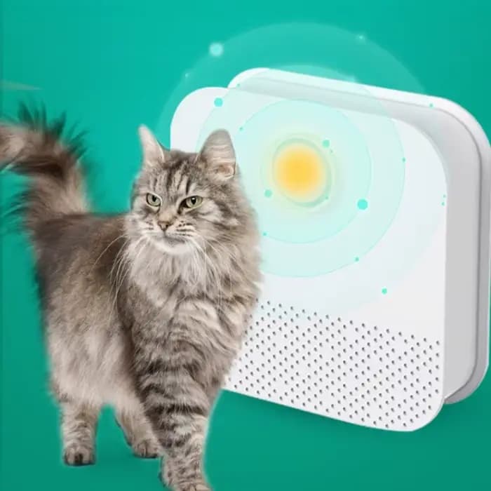 Purificateur d'odeur de chat intelligent pour bac à litière