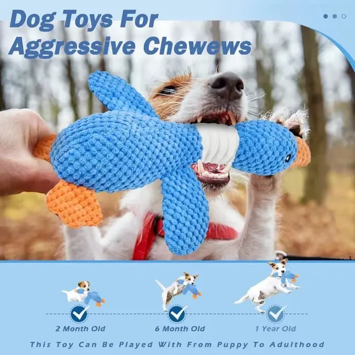 Jouets pour chats et chiens agressifs, jouet à mâcher qui couine, poupée en peluche interactive pour chats et chiens, produits pour animaux de compagnie