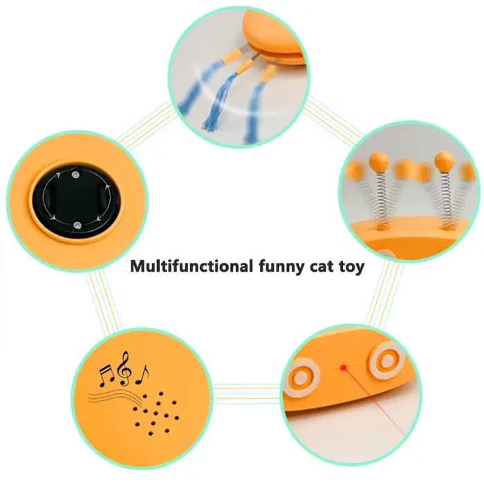 Robot électrique interactif pour chat