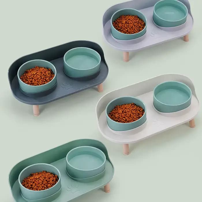 Double bol de sécurité pour chat