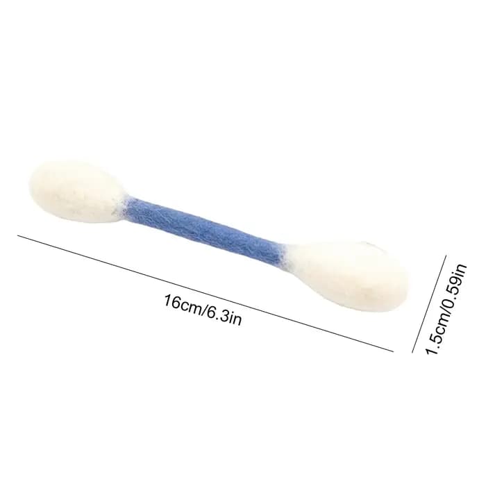 6 Jouets géants en forme de coton-tige pour chat avec herbe à chat