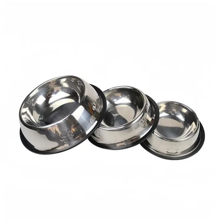 Bol en acier inoxydable pour chien et chat