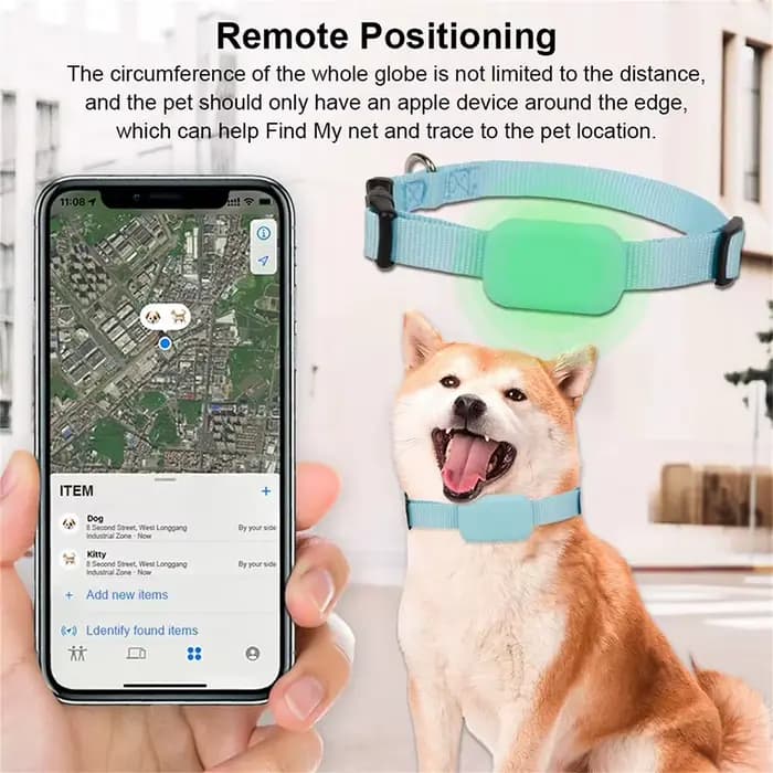 Traqueur GPS étanche pour animaux de compagnie