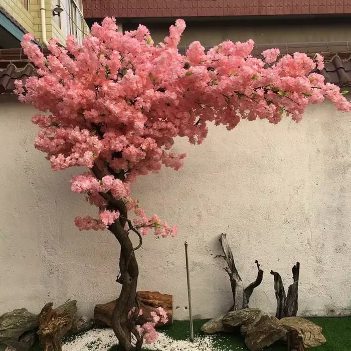 Simulation d'arbre à cerisier double couche