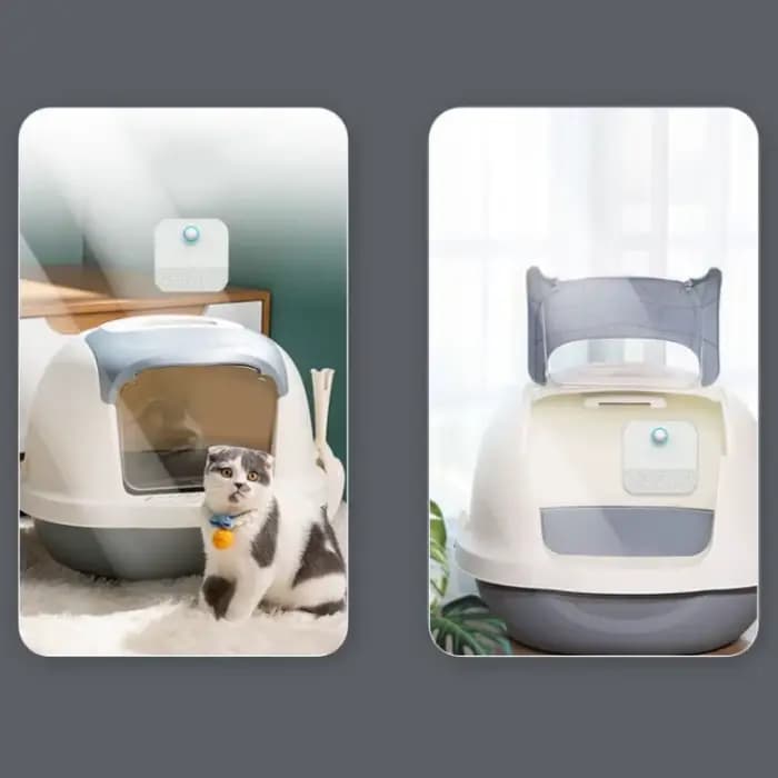 Purificateur d'odeur de chat intelligent pour bac à litière