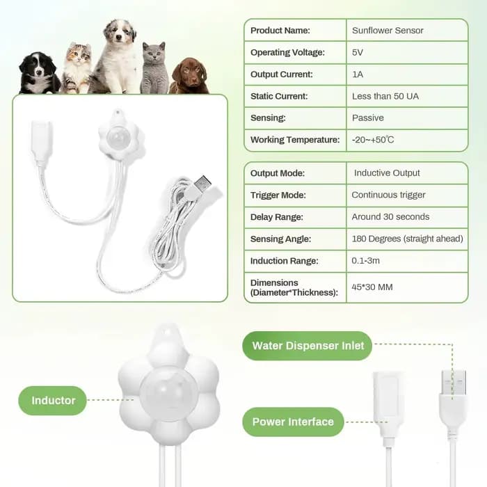 Distributeur d'eau automatique pour animaux de compagnie