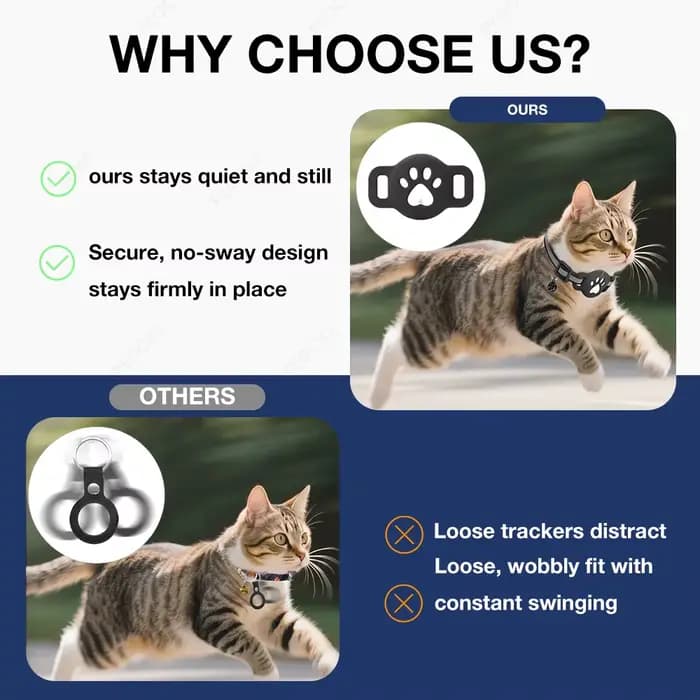Collier GPS intelligent pour chat