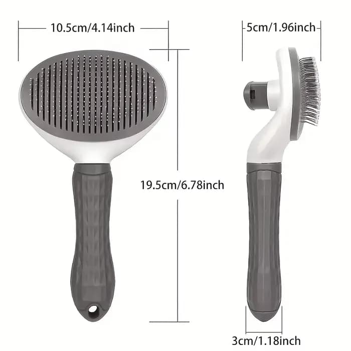 Peigne d'épilation pour animaux de compagnie en un clic pour un toilettage sans effort des chiens et des chats-brosse