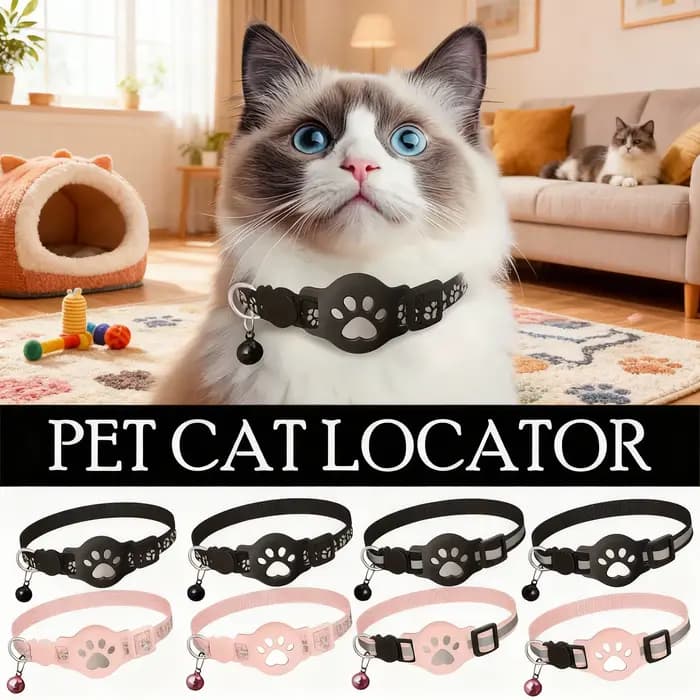 Collier localisateur pour chat