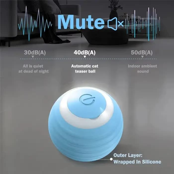 Balle Magique Interactive Électrique pour Chat, Jouet d'Entraînement pour Chaton à Mouvement existent