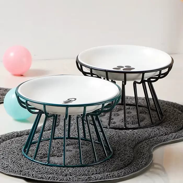 Bol pour chat support métallique bol de levage