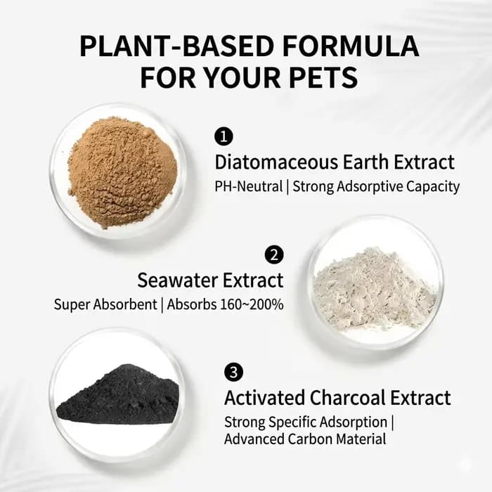 Perles désodorisantes pour litière pour chat 250ML