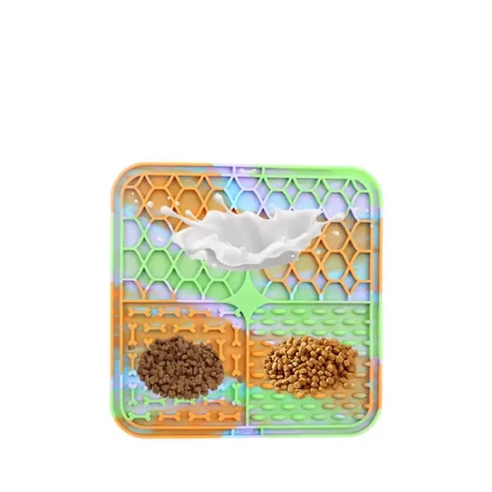 Napperon pour animaux de compagnie chat tapis d'alimentation lente chien lécher