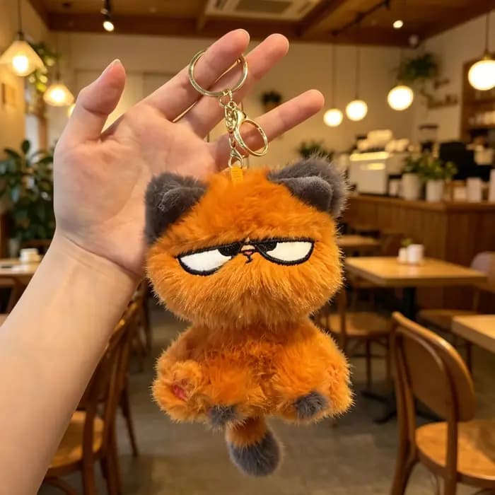 Nouvelle Peluche Chat Orange Douce et Créative