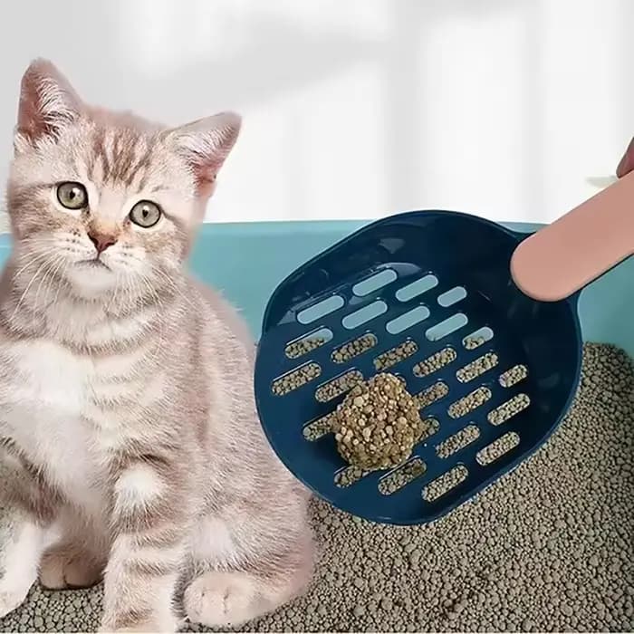Pelle à litière pour chat couleur bonbon, pelle à litière pour bac à litière, ramassage des déchets d'animaux, nettoyage des toilettes pour chatons, fournitures quotidiennes pour animaux de compagnie