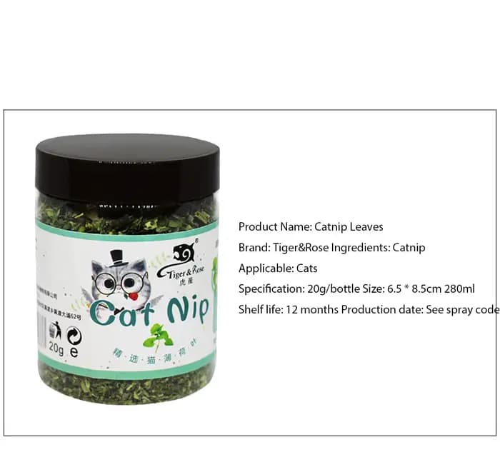 Bio 100% naturel de haute qualité herbe-aux-chats bétail goût de menthe drôle chat jouet nouveau