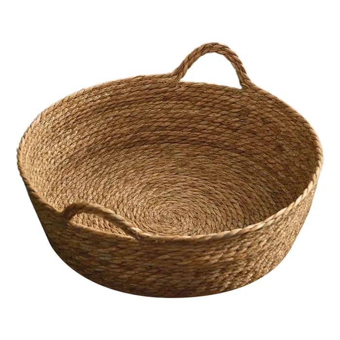 Panier de lit pour chat tissé à la main