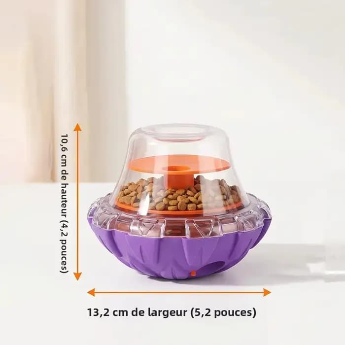 Jouet interactif pour animaux de compagnie : Distributeur de nourriture amusant pour chiens et chats