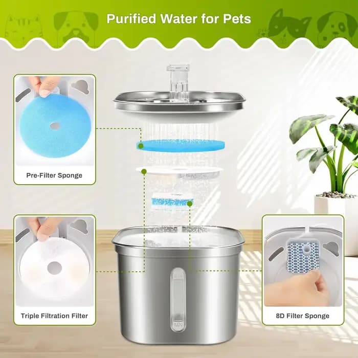 Filtres pour fontaine à eau pour chat