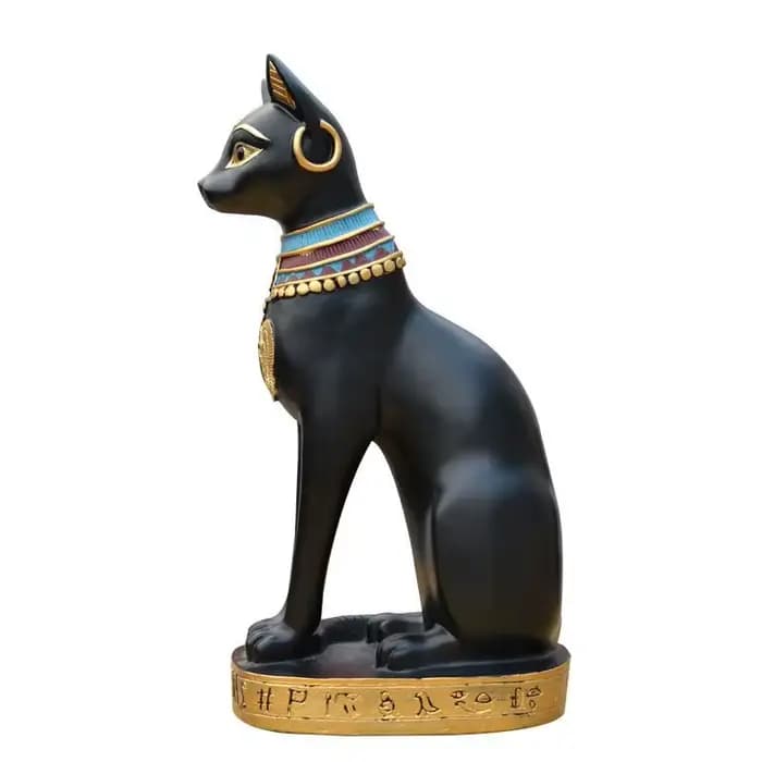 Statue de chat ornement