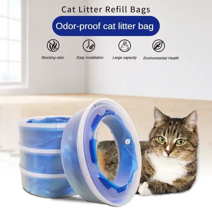 LitterLocker-Sac poubelle puant pour toilettes pour chat