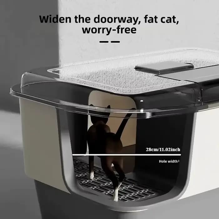 Bac à litière pour chat XXL