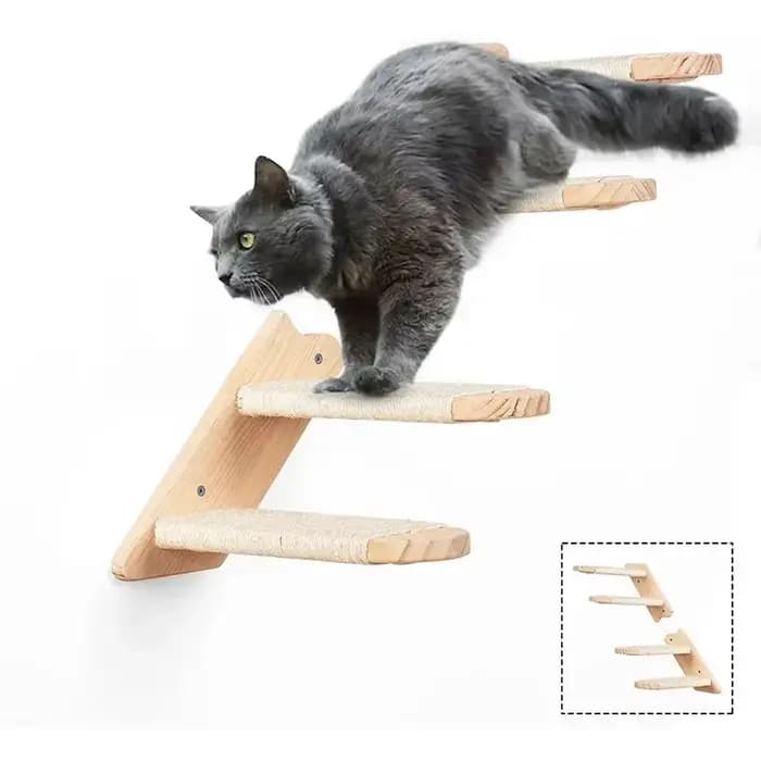 Étagère d'escalade murale réversible pour chat