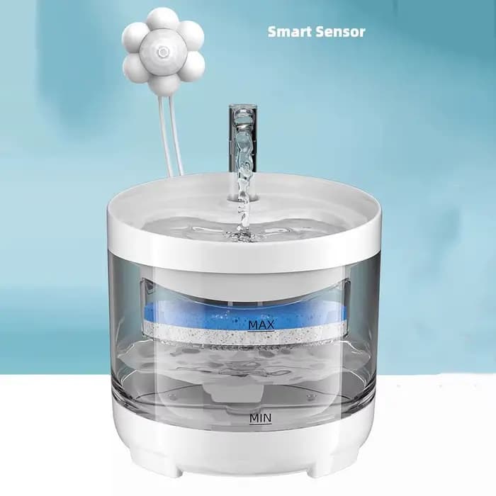 Fontaine à eau intelligente pour chat avec capteur de mouvement