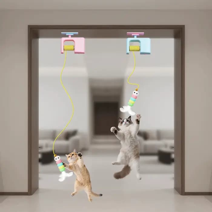 Caterpillar et oiseau volant adapté aux jouets de chasse pour animaux de compagnie