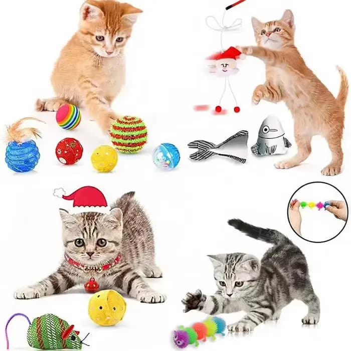 Calendrier de l'Avent de Noël pour chats