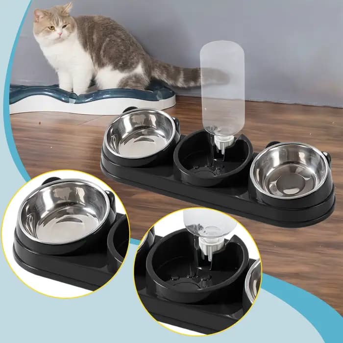 Bols 3 en 1 pour chien et chat