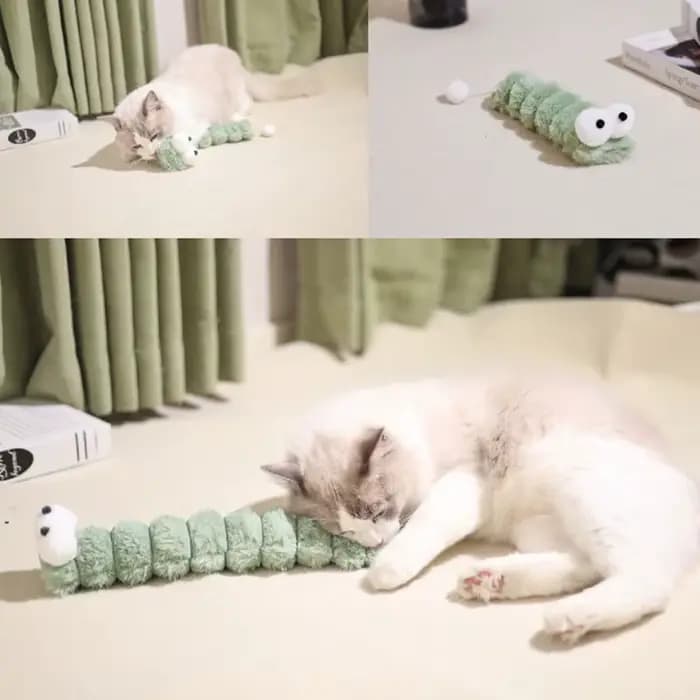 Peluche chat à mâcher jouet herbe-aux-chats auto-hi morsure jouets bande oreiller Teaser jouets pour chats doux interactif chat jouet chaton jouets