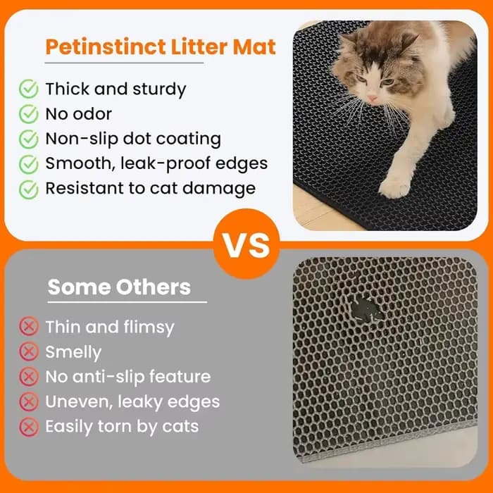 Tapis de litière pour chat grande taille