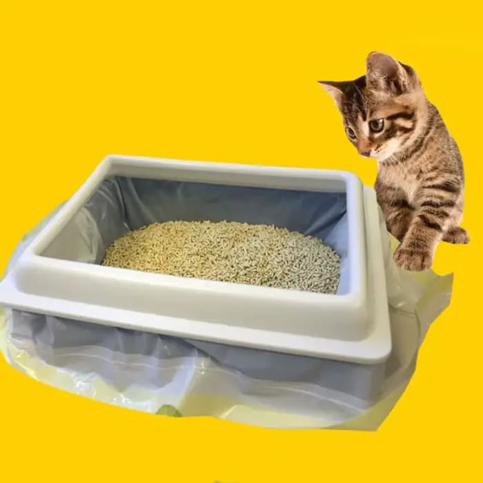 Sac à litière élastique pour chat