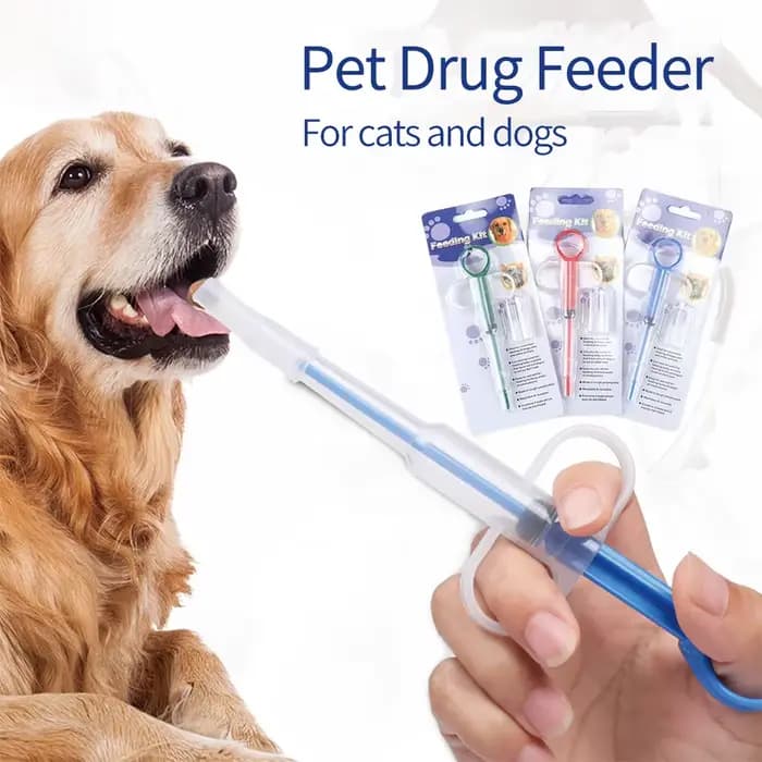 Chat chien pilule tireur médecine liquide distributeur d'alimentation pilule pour animaux de compagnie Popper pointe souple comprimé pour animaux de compagnie mangeoire pour chiot chaton