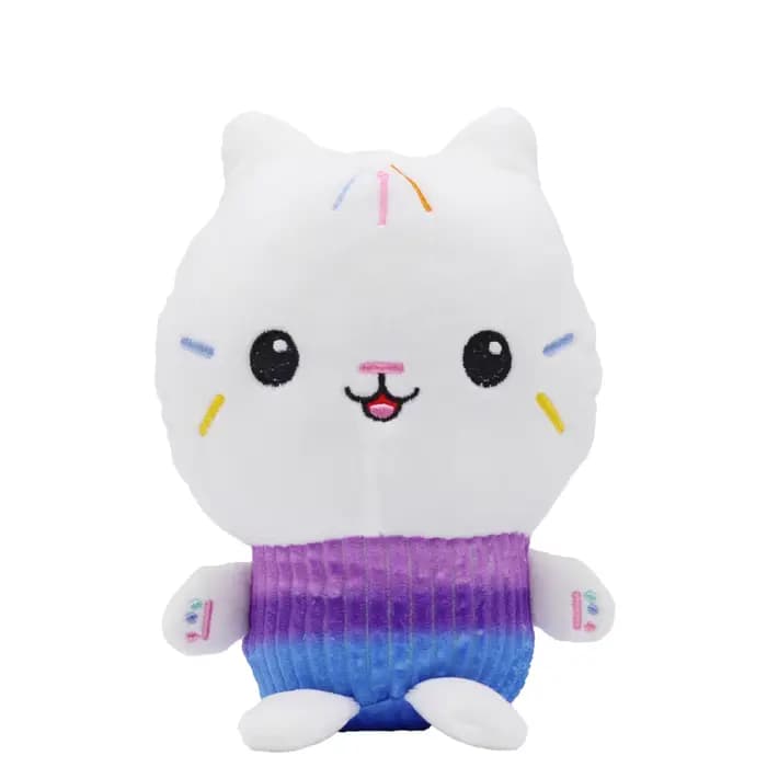 Peluches d'animaux Gabby Dollhouse, Adorables jouets en peluche Gaby, Peluche chat de la maison, Animaux en peluche de dessin animé, Peluches chat sirène pour enfants