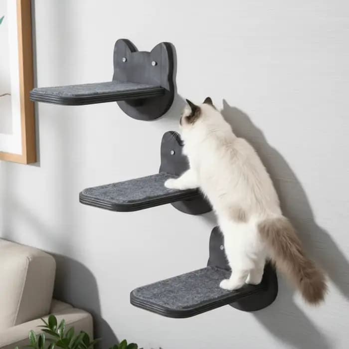 Étagères murales en bois pour chat