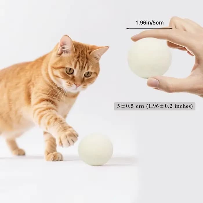 Lot de 3 jouets pour chat en laine