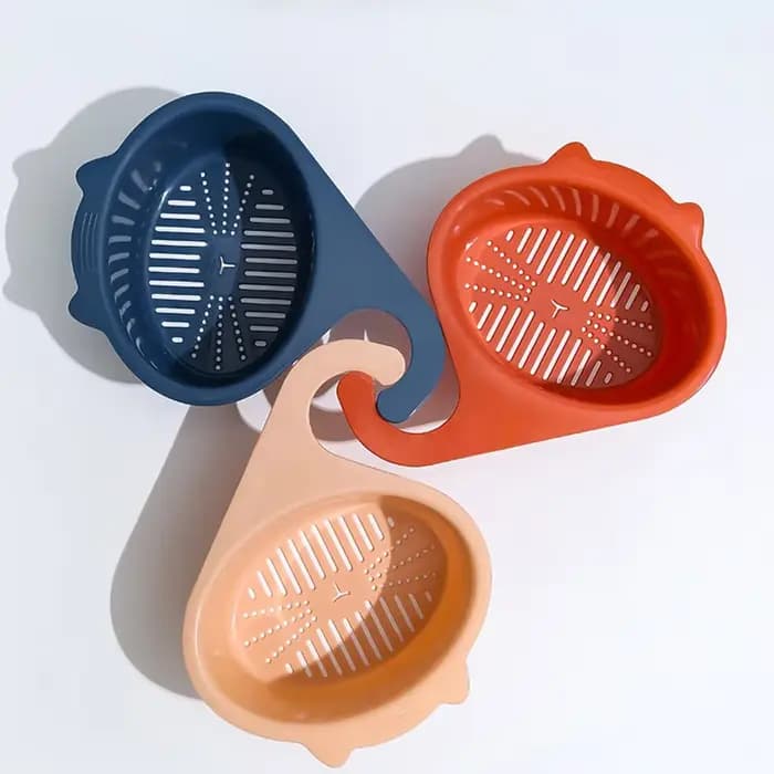 Panier de vidange d'évier de cuisine multifonctionnel en forme de chat