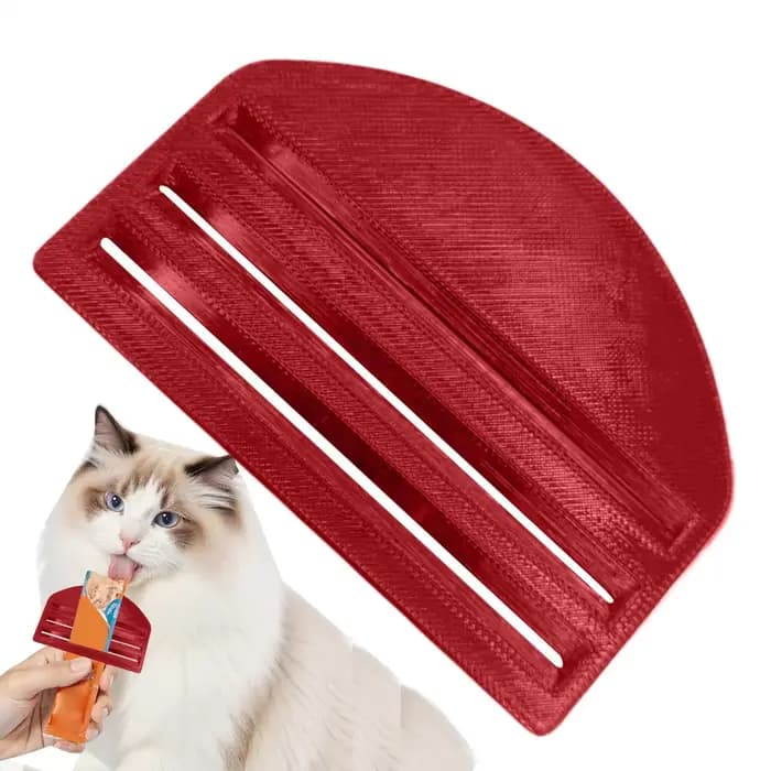 Distributeur de nourriture pour chat en sachet