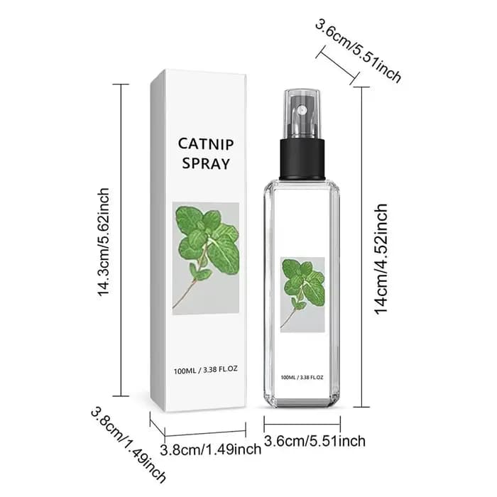 Spray pour herbe-aux-chats pour chat