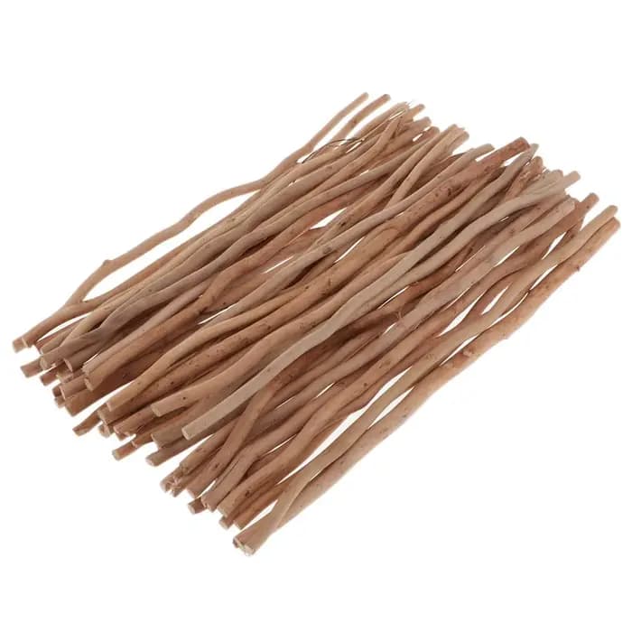 Ensemble de 50 bâtons de branches en bois naturel